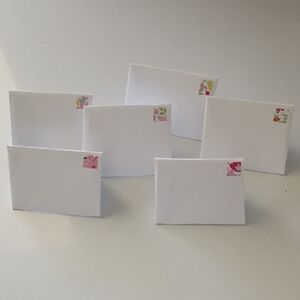 6 Pack Mini Notes Hand-made Approximately 3" Thank You